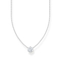 Thomas Sabo Basics Kette mit weissem Zirkonia-Anhänger